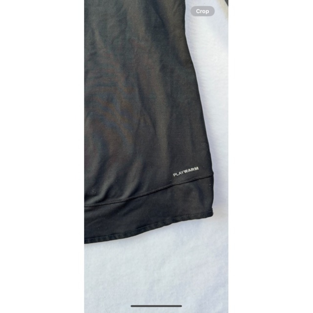 Reebok PlayWarm Black Cowl Neck Thumbhole Long Sleeve Athletic‎ Top Women's - Picture 9 of 14